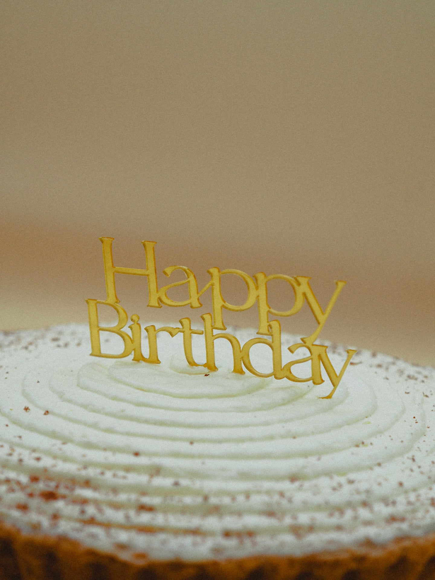 Happy Birthday Acrylic Tag